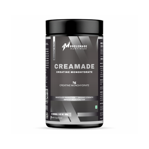Musclemade CREAMADE Creatine Monohydrate Powder | Unflavoured | 100 g | 33 Servings