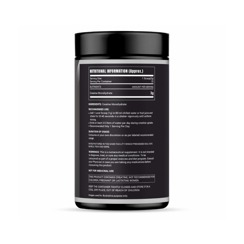 Musclemade CREAMADE Creatine Monohydrate Powder | Unflavoured | 100 g | 33 Servings