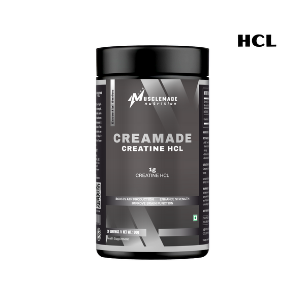 Musclemade CREAMADE Creatine HCL Powder | Unflavoured | 90 g | 90 Servings