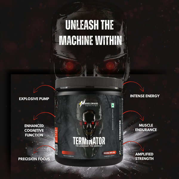 Musclemade TERMINATOR PRE Workout, 180 g/30 Servings