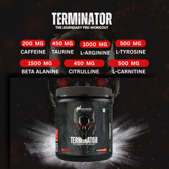 Musclemade TERMINATOR PRE Workout, 180 g/30 Servings