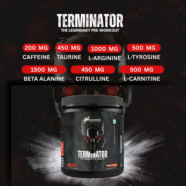 Musclemade TERMINATOR PRE Workout, 180 g/30 Servings